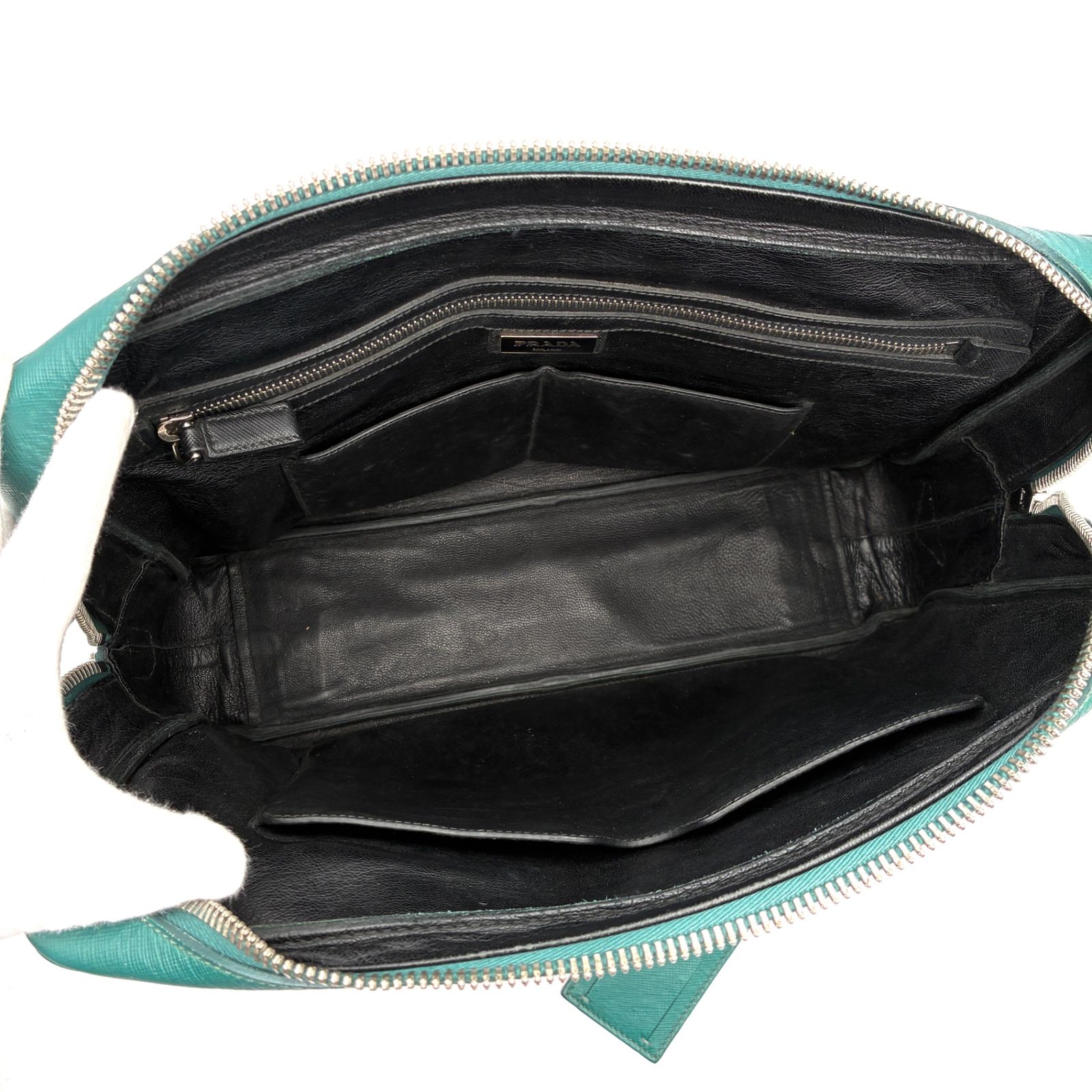 希少色・美品 PRADA プラダ ブリーフケース ビジネスバッグ メンズ