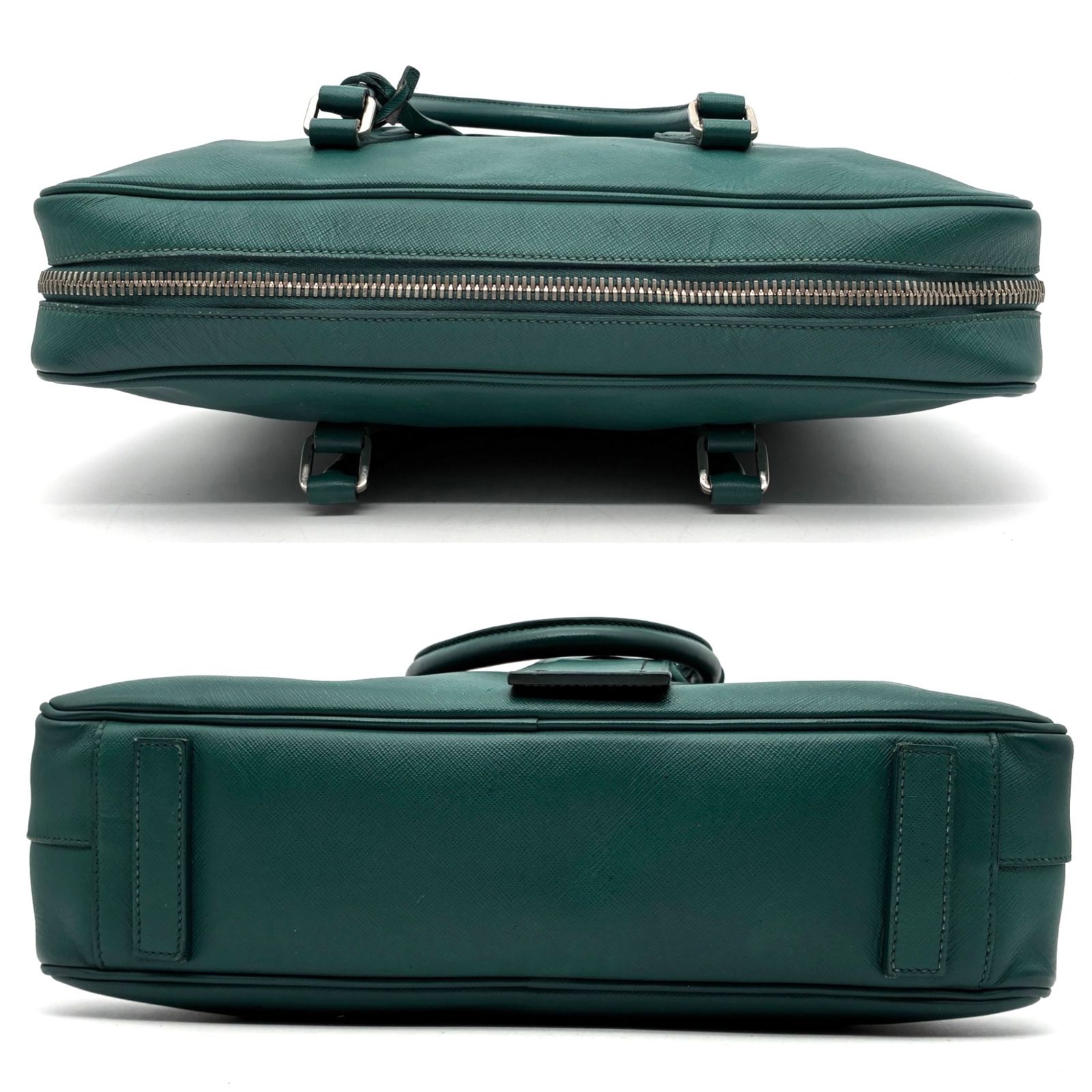 希少色・美品 PRADA プラダ ブリーフケース ビジネスバッグ メンズ