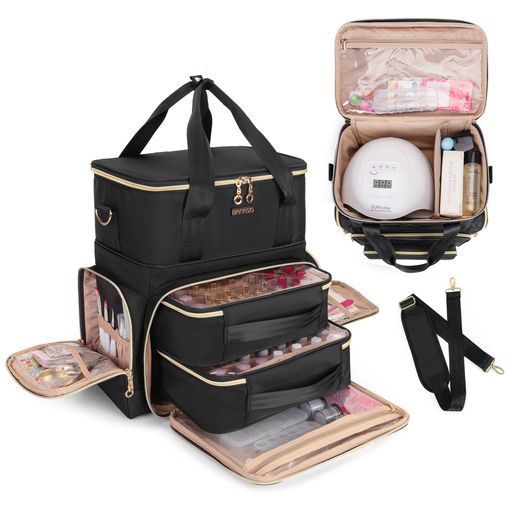 BAFASOマニキュアケース70ボトル用(15ml)ネイルライトネイル道具収納