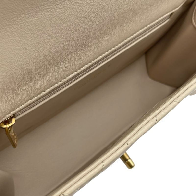 シャネル CHANEL マトラッセチェーンショルダーバッグ ベージュ GD金具