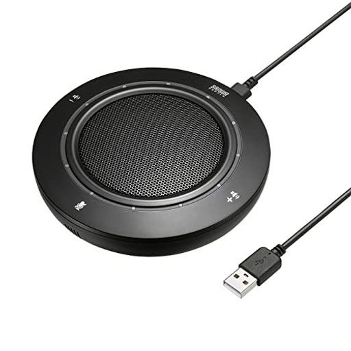 サンワサプライ SanwaSupply USBスピーカーフォンマイクWEB会議テレワーク有線USB接続Teams Zoom Skype対応MM-MC 36ブラック