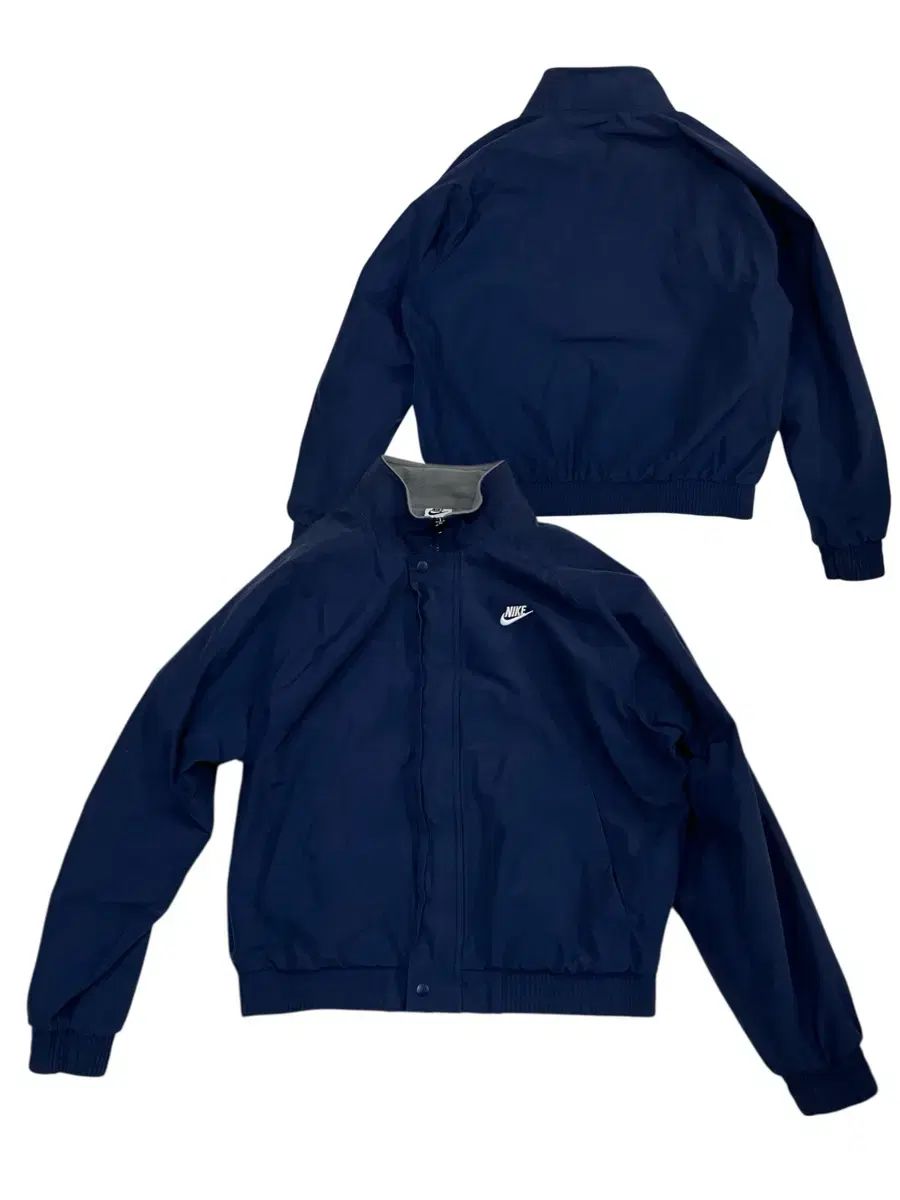 NIKE(ナイキ) ネイビー 起毛 ウィンドブレーカー ジャケット L - メルカリ