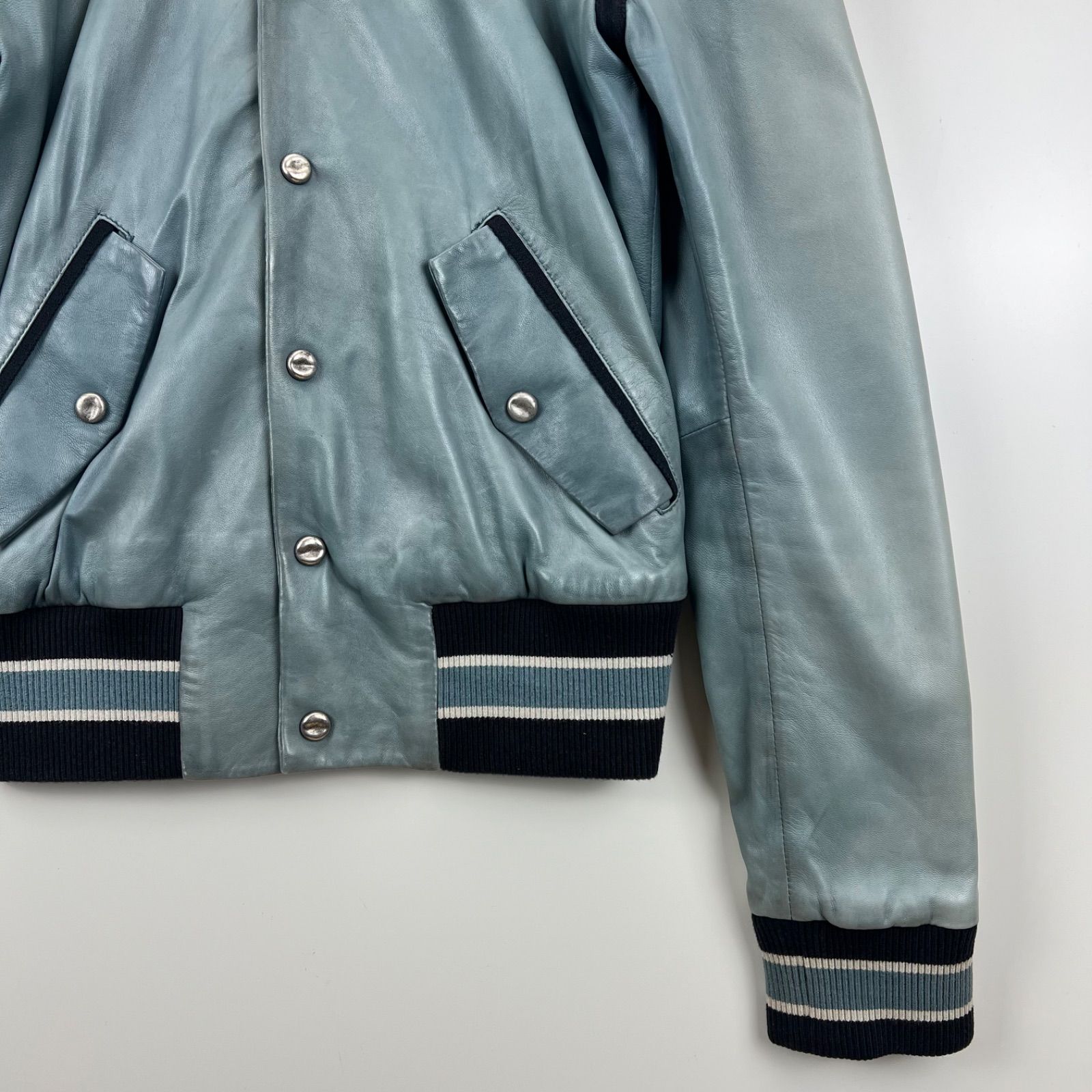 DIESEL BLACK GOLD 00s y2k archive grunge feather print leather