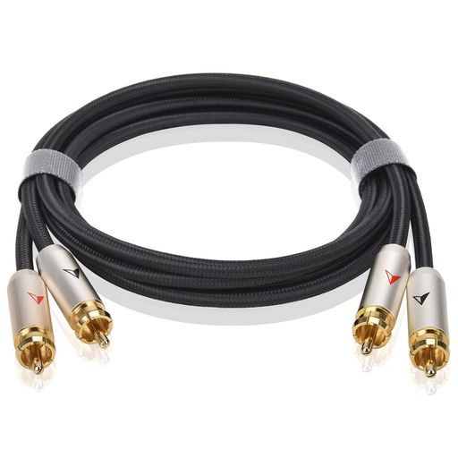 LCYOUTH】2RCAオスto2RCAオスRCAオーディオケーブルステレオ24k