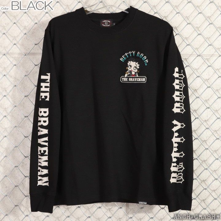 The BRAVE-MAN ベティブープ ロンT BBB-2445 ブレイブマン BETTY BOOP