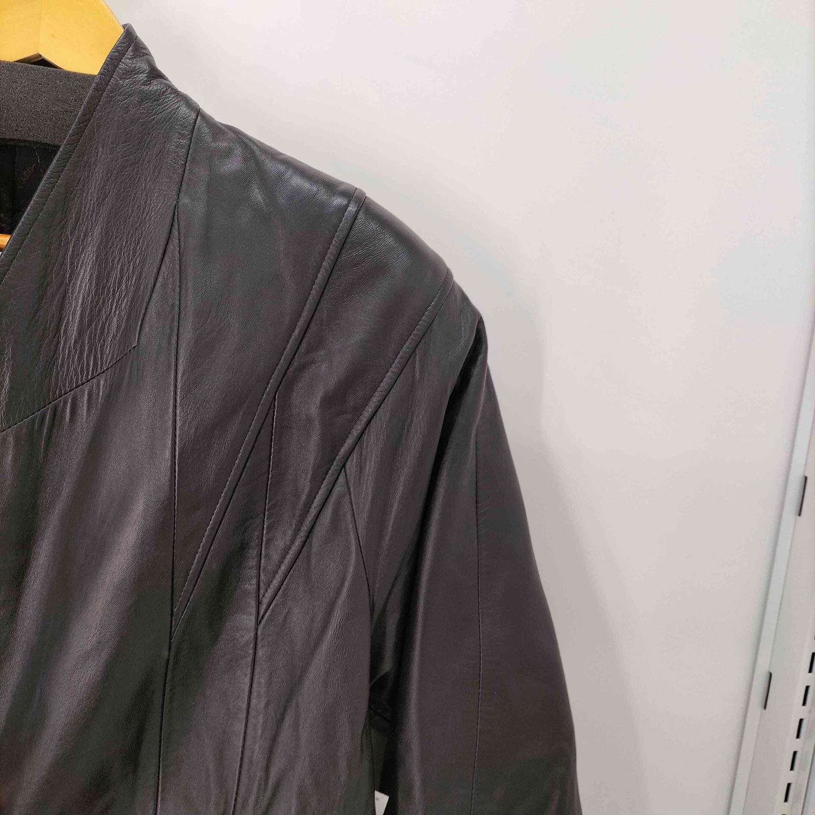 ユーズドフルギ USED古着 ラムレザーカーコート メンズ 表記無 - メルカリ