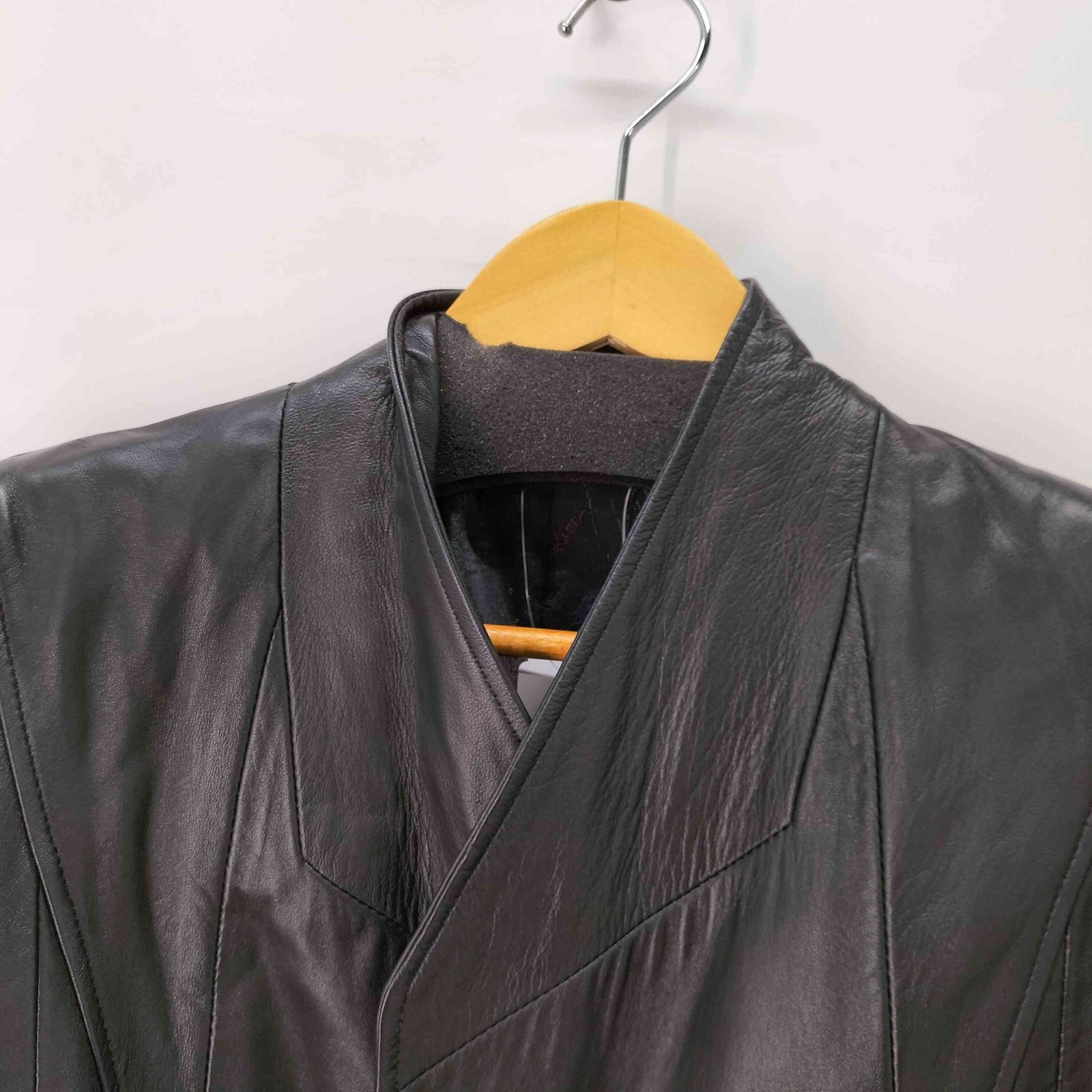 ユーズドフルギ USED古着 ラムレザーカーコート メンズ 表記無 - メルカリ