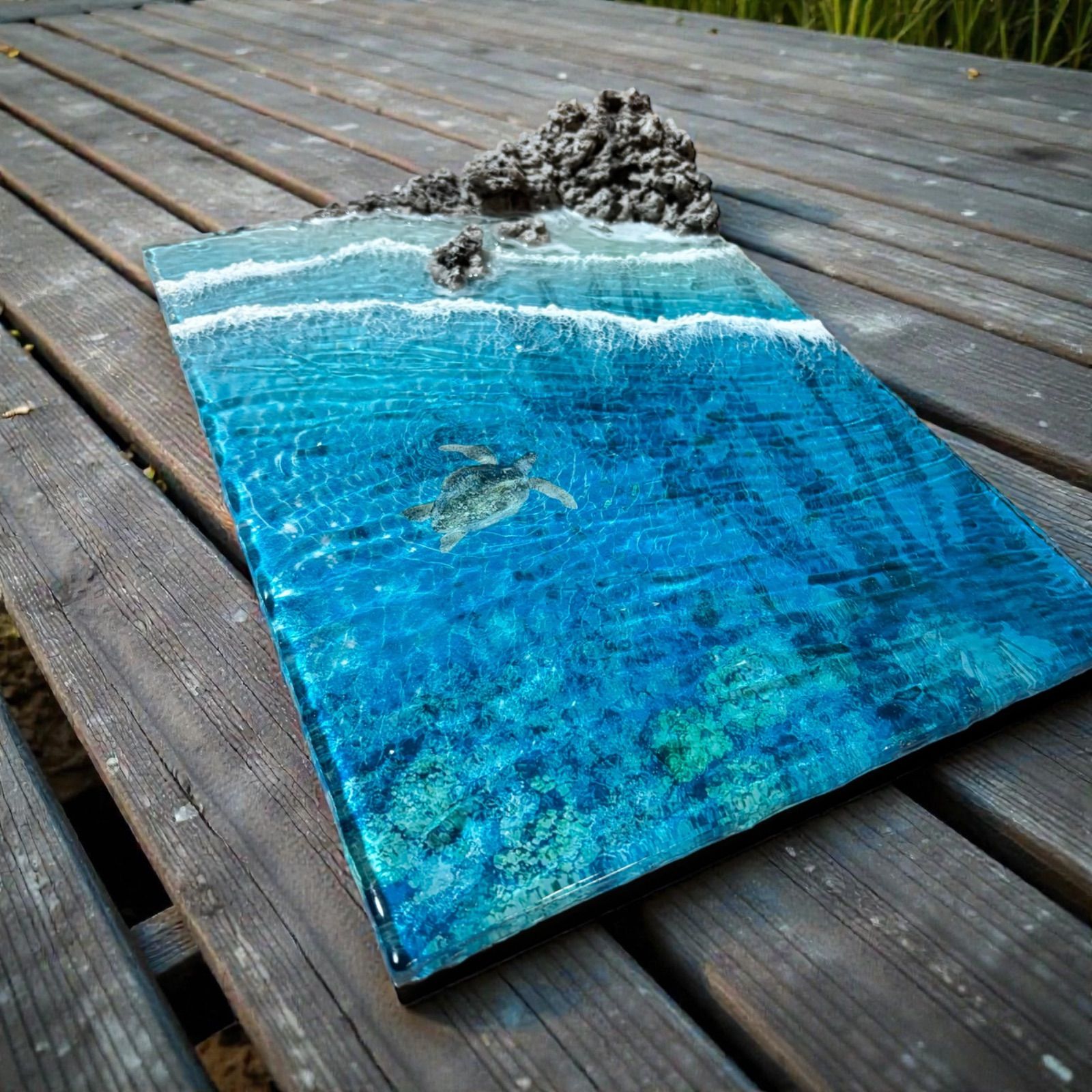 <厚盛りボード ヤシの影>