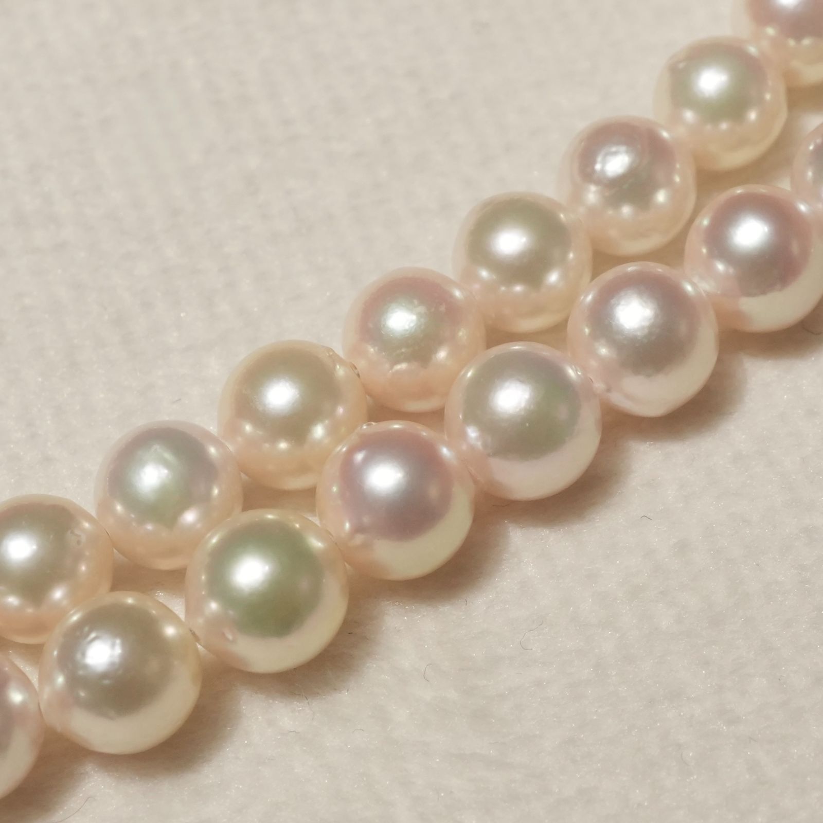 パール アコヤ真珠 ネックレス シルバー|25-866