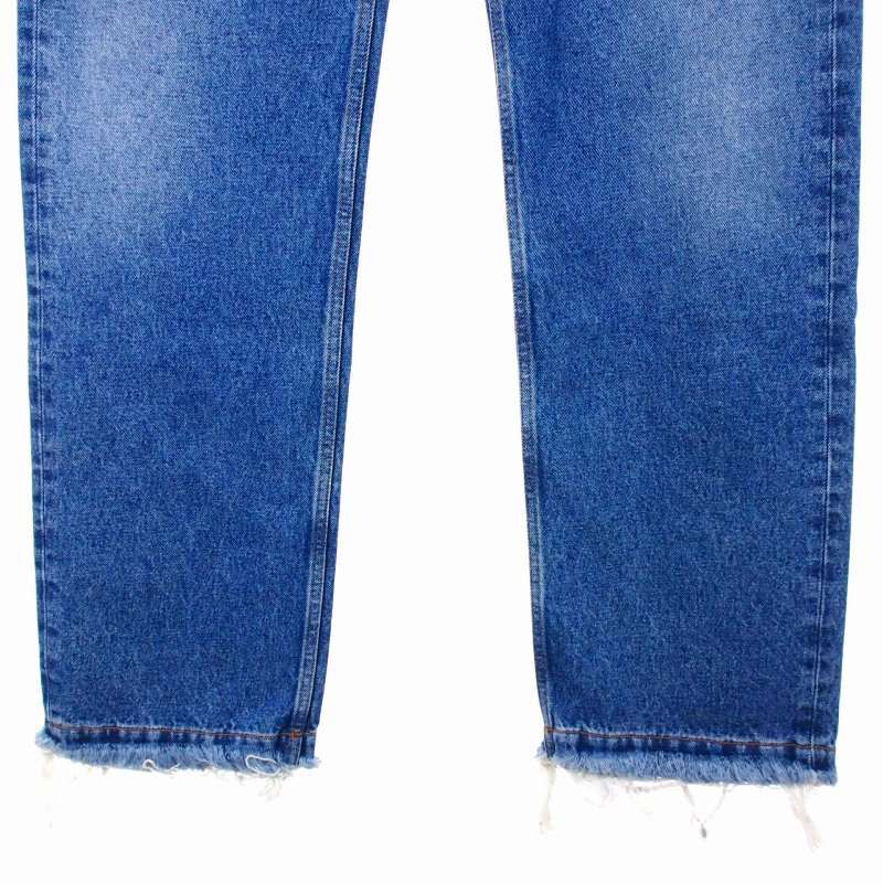 セファ Sefr 25AW Frayed Cut Jeans DARK RIVER BLUE ニムパンツ