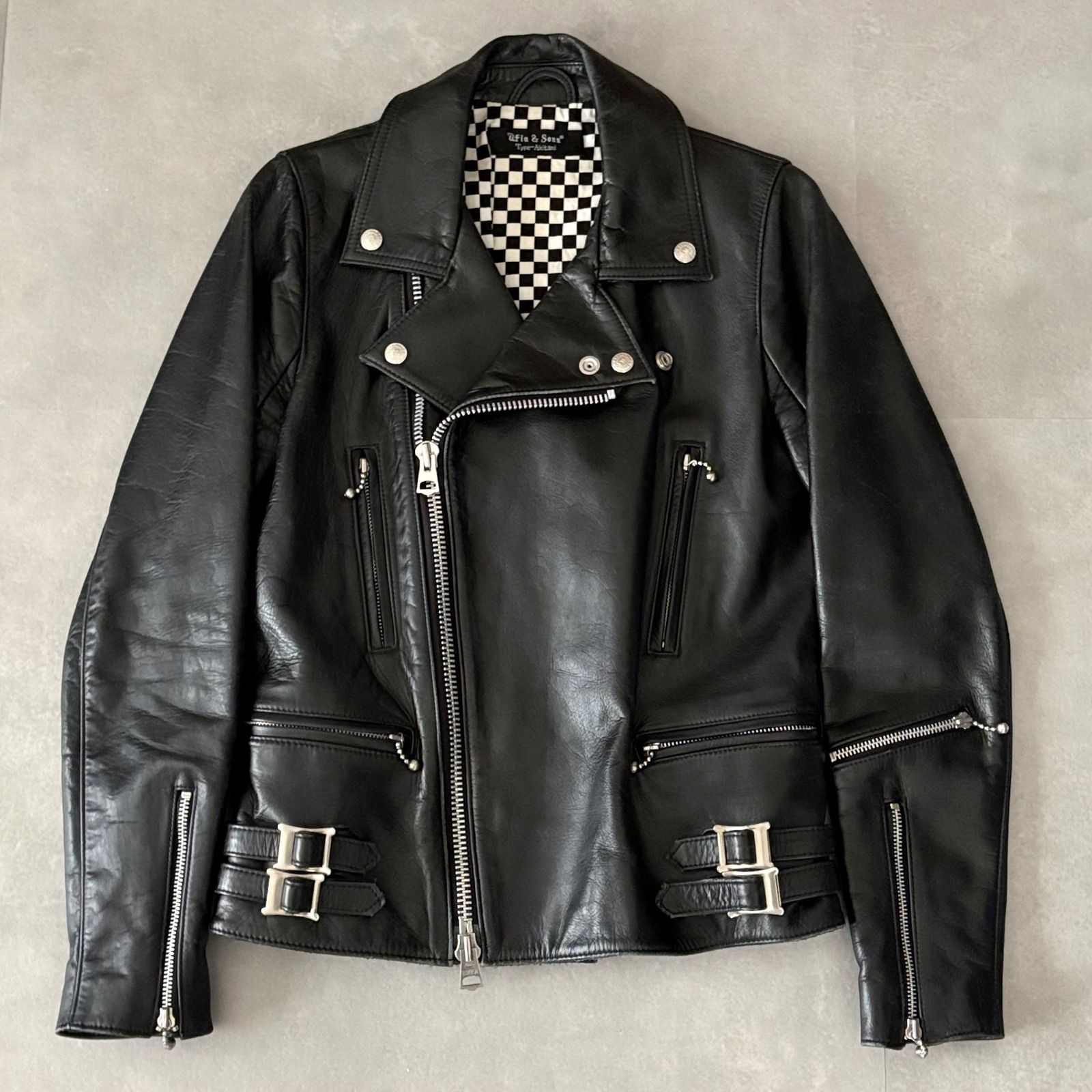 極美品■win&sons ウィンアンドサンズ スエードレザー ジャケット■3 美品】 ディレイ バイ ウィンアンドサンズ DELAY by Win＆Sons レザー