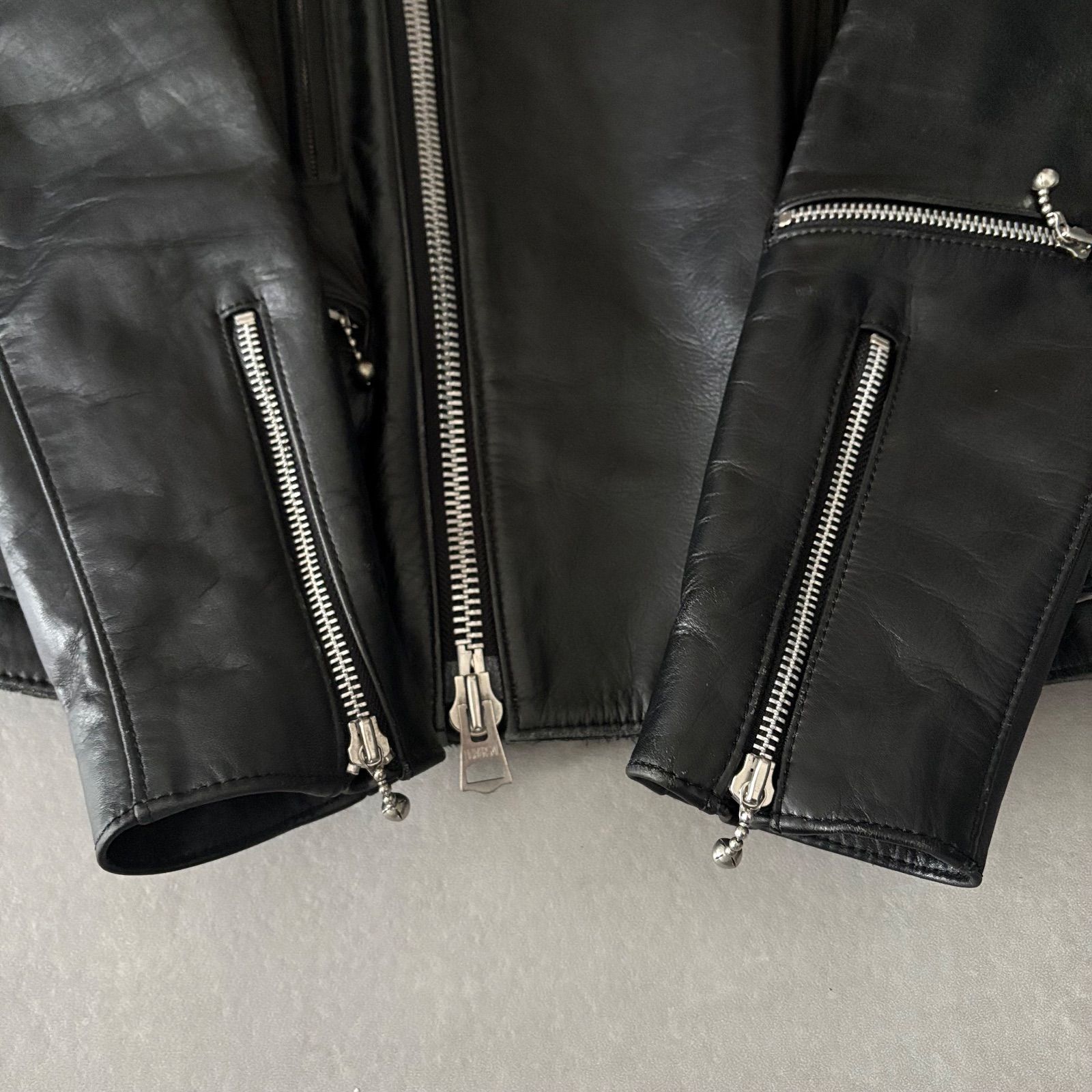 Win&Sons ウィンアンドサンズ ダブルライダースジャケット チェッカー 