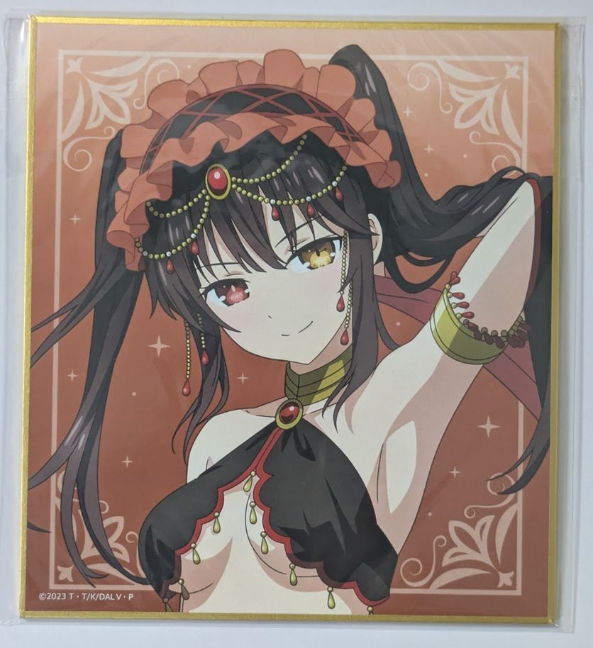 デート・ア・ライブ アラビアンStyle C賞 C-02 ミニ色紙 時崎狂三