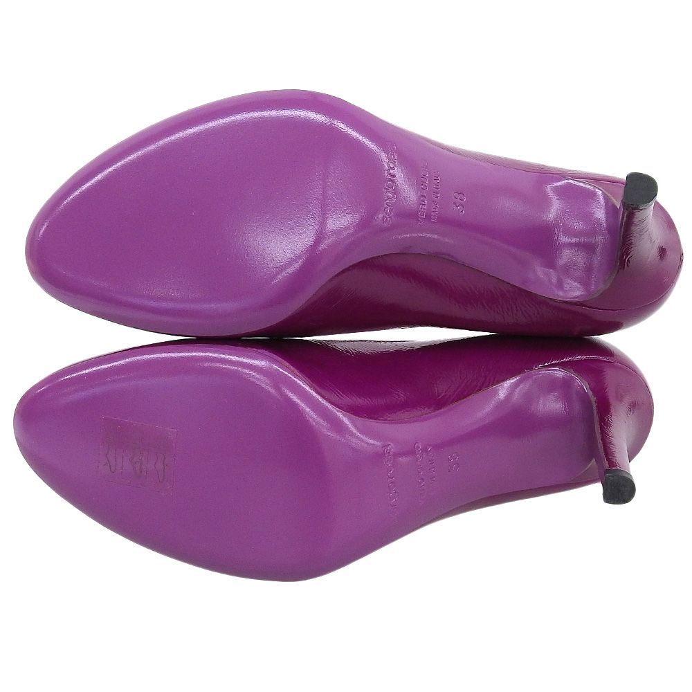 ほぼ未使用✨　セルジオロッシ　プレーンパンプス　ラウンドトゥ　38 1/2 黒 ほぼ未使用✨ セルジオロッシ プレーンパンプス ラウンドトゥ 38 1/2