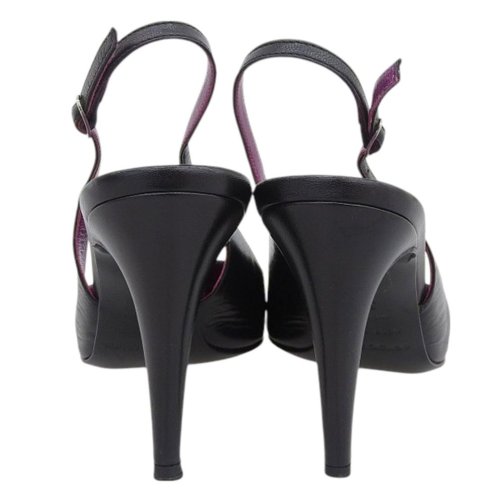 Sergio Rossi セルジオロッシ レザー ポインテッドトゥ パンプス