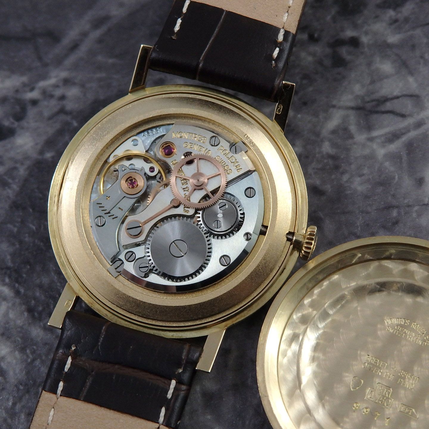 ロレックス ノンオイスター 金無垢 アンティーク 18KYG 1963年 ROLEX 
