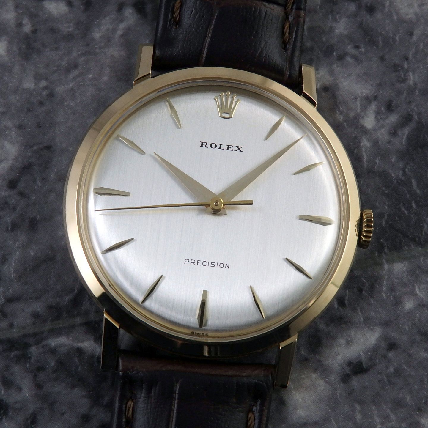 ロレックス ノンオイスター 金無垢 アンティーク 18KYG 1963年 ROLEX 