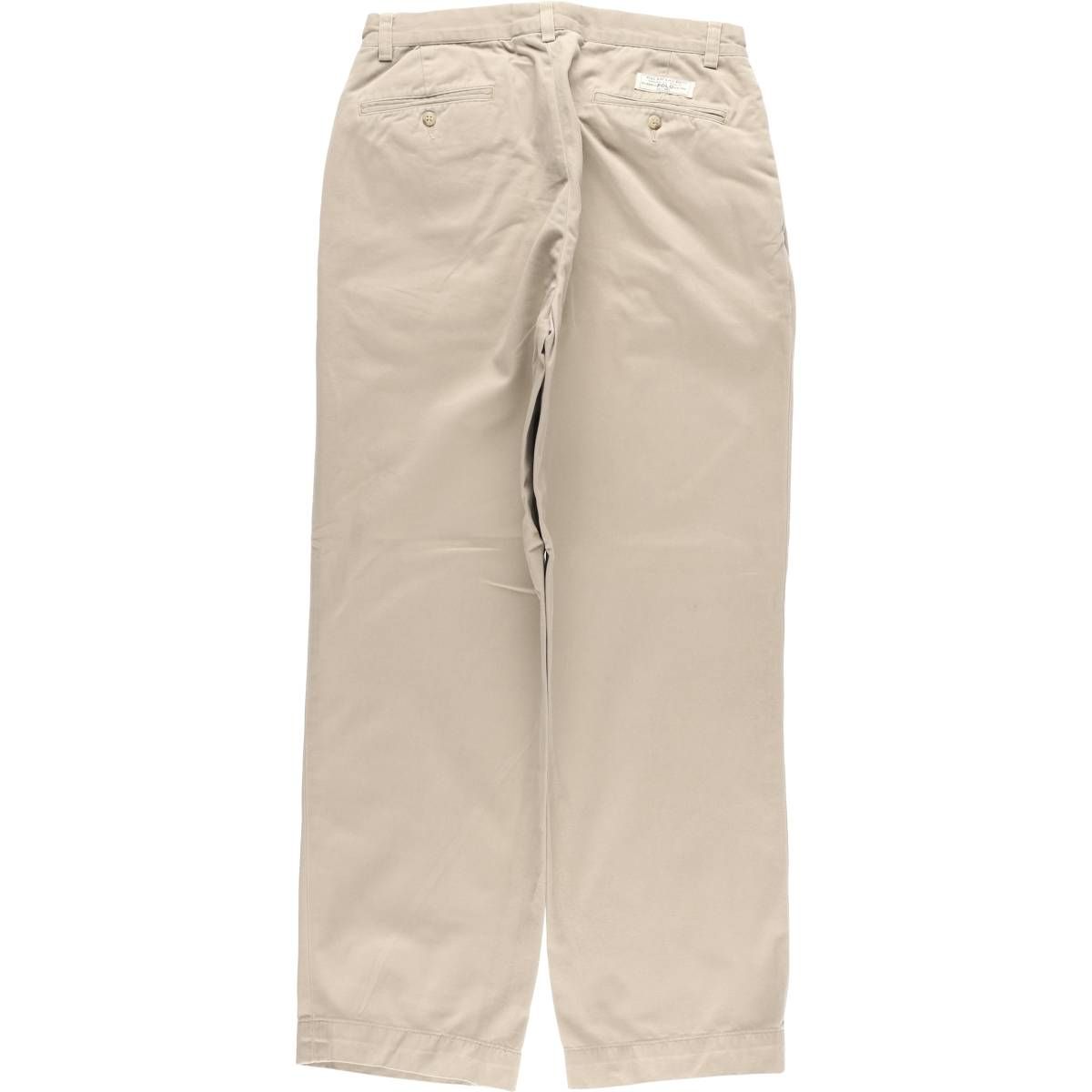 古着 ラルフローレン Ralph Lauren POLO by ANDREW PANT ツータック チノパンツ メンズw 32相当|eaa 606366