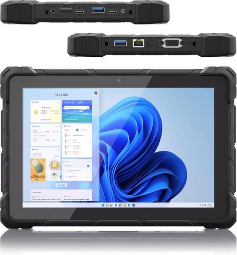 HigolePC防水タブレット10.1イン産業用タブレット 512 GB拡張 N 100プロセッサ8000 mAh大容量バッテリー家庭菜園にハマってるので外に持ち出し