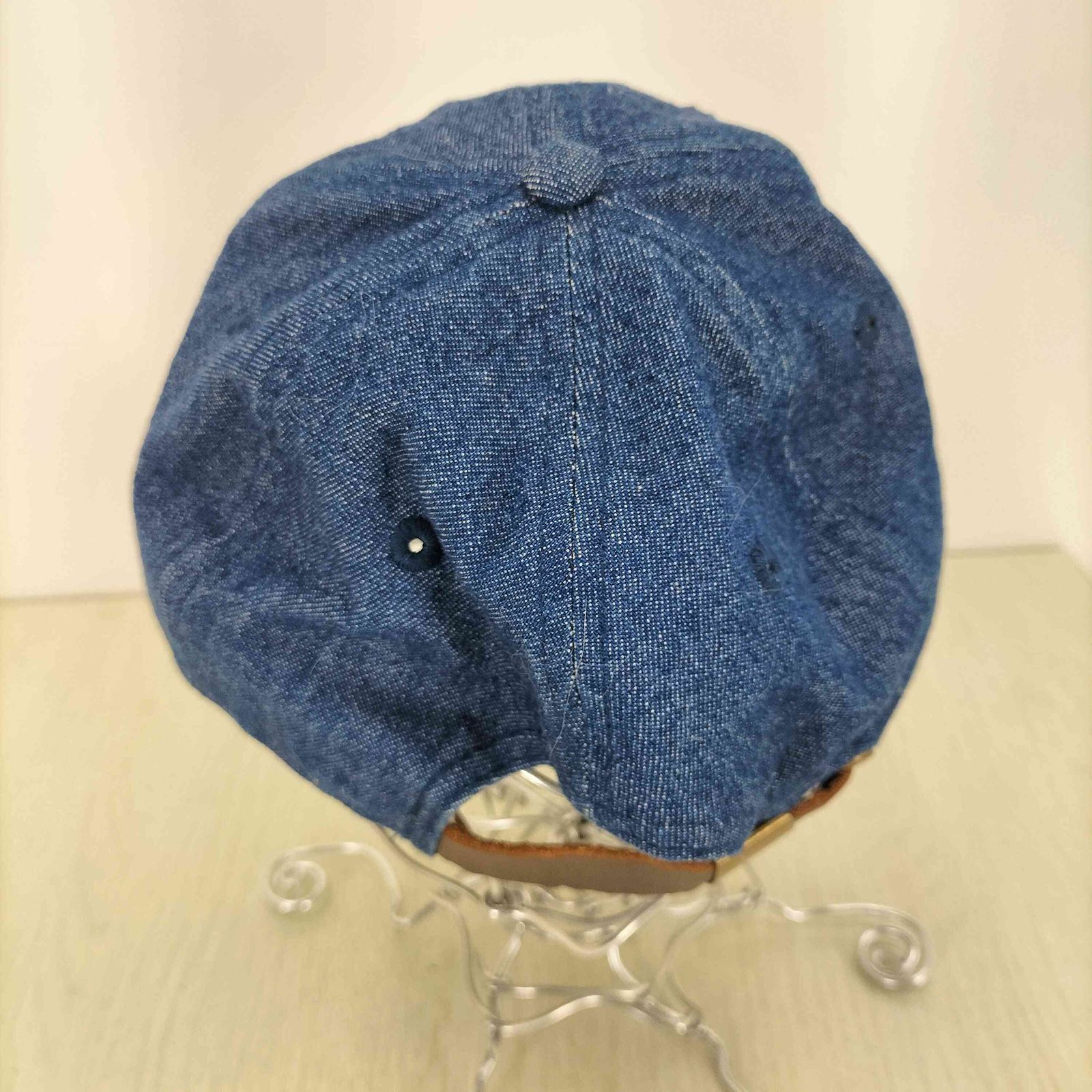 エメレオンドレ AIME LEON DORE チームロゴ刺繍 6パネルデニムキャップ