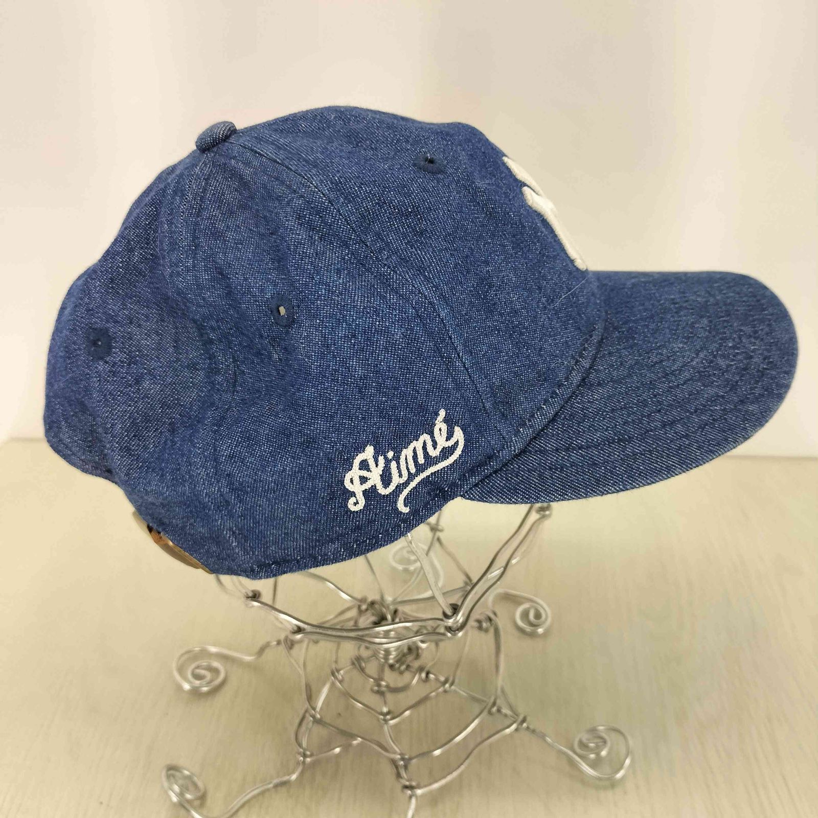 エメレオンドレ AIME LEON DORE チームロゴ刺繍 6パネルデニムキャップ