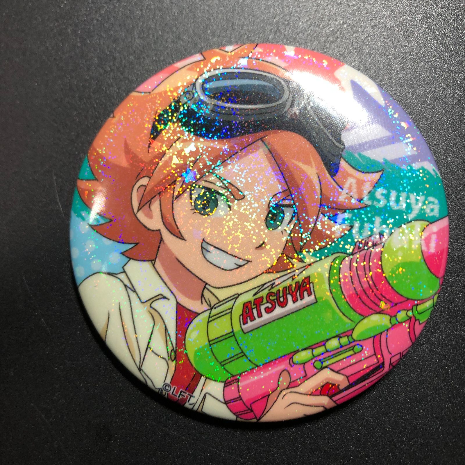 イナズマイレブン ホロ版 吹雪アツヤ 缶バッジ AGF限定 オリオンの刻印