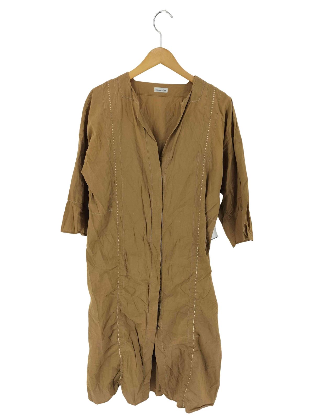 スティーブンアラン Steven Alan LINE EMBROIDERY DRESS ワンピース