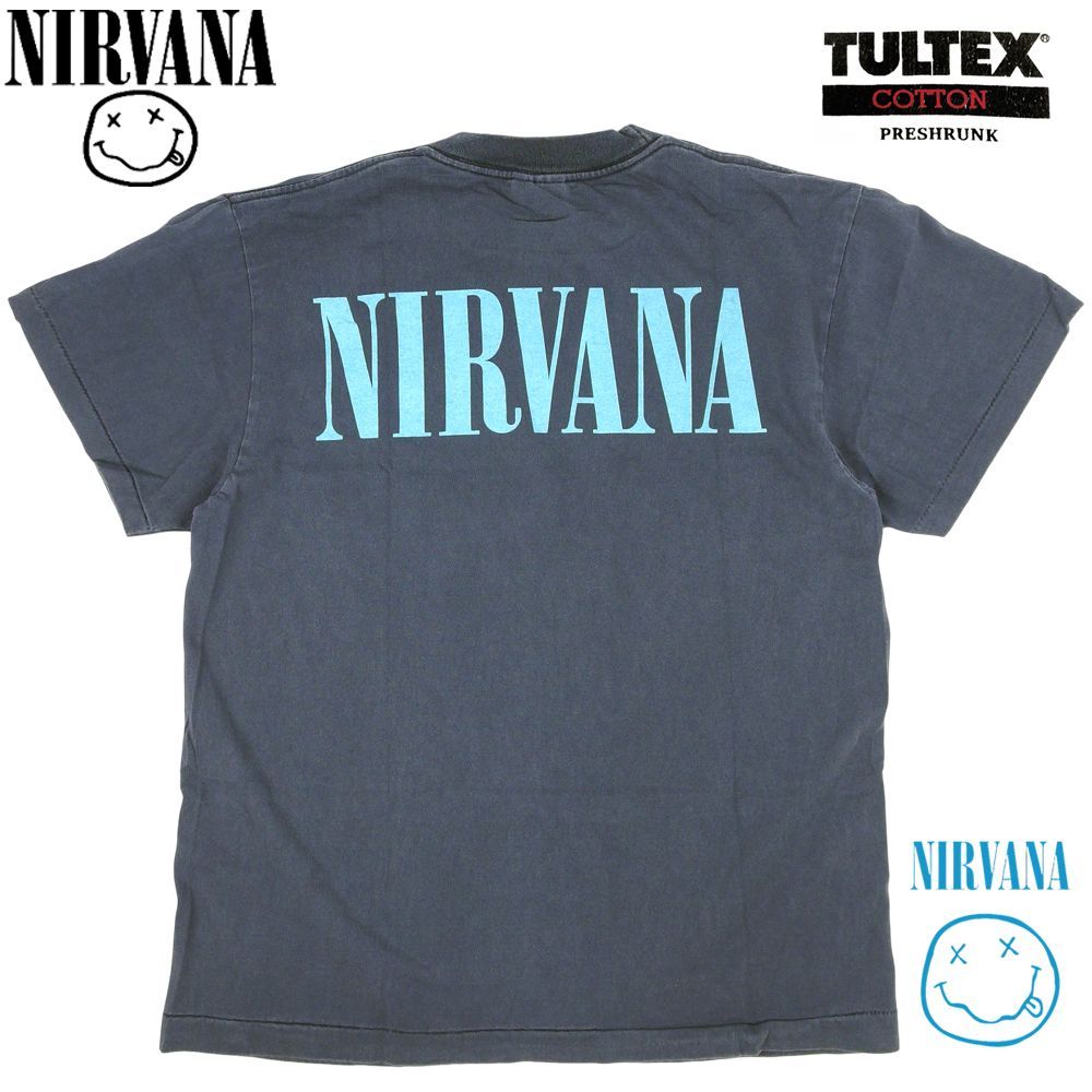 373 NIRVANA ニルバーナ Tシャツ IN UTERO グレー ニルヴァーナ バンド