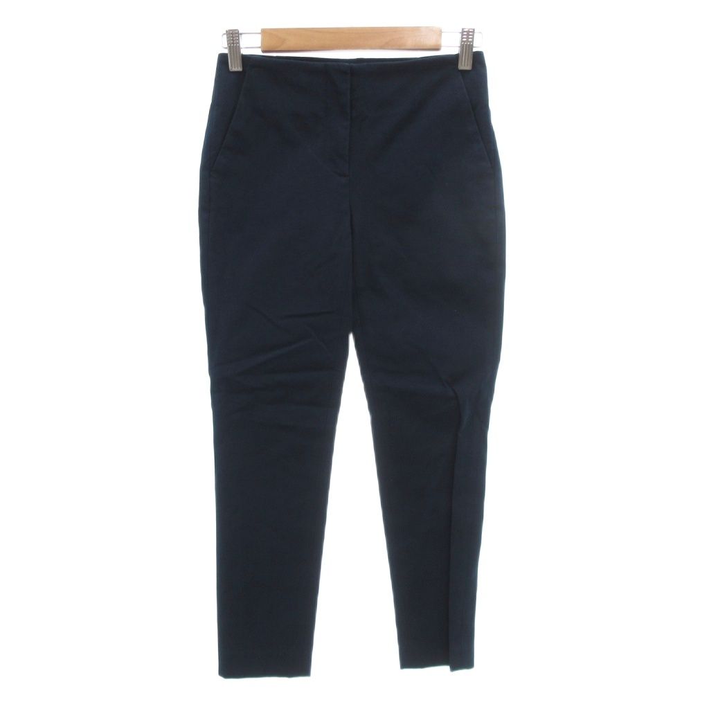 セオリー Theory パンツ スラックス XX0 紺 ネイビー アンクル丈