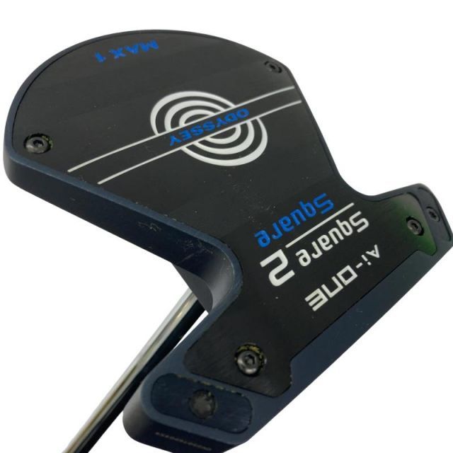 オデッセイ Ai-ONE SQUARE 2 MAX 1 33インチ パター PT STROKE LAB 90 スチール フレックスその他 メンズ 男性用 右利き 右用 Bランク ゴルフクラブ