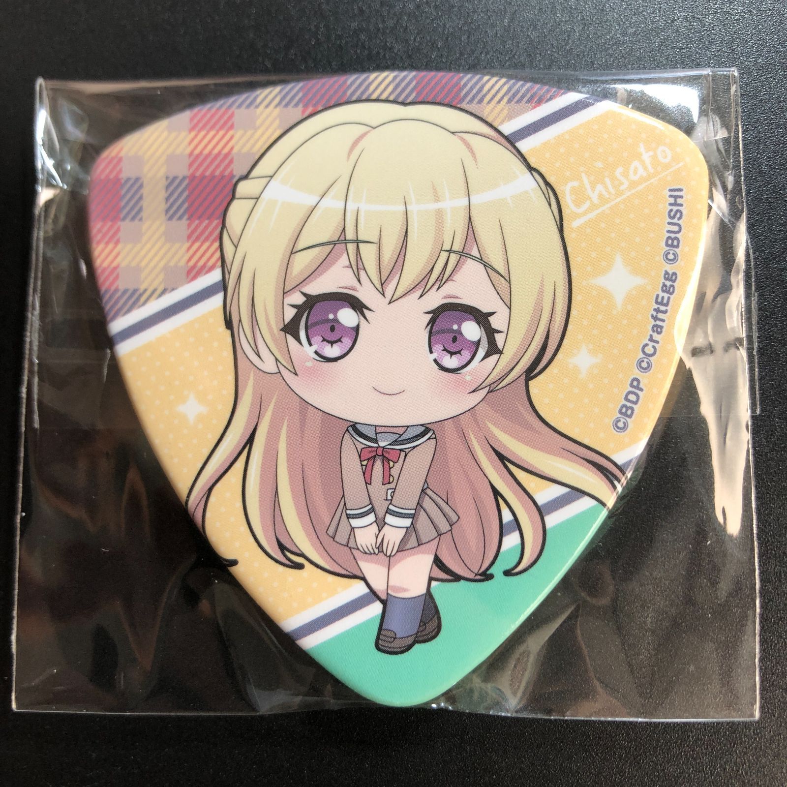 バンドリ 白鷺千聖 school 缶バッジ バンドリ BanG Dream! ガールズバンドパーティ 白鷺千聖 缶バッジ