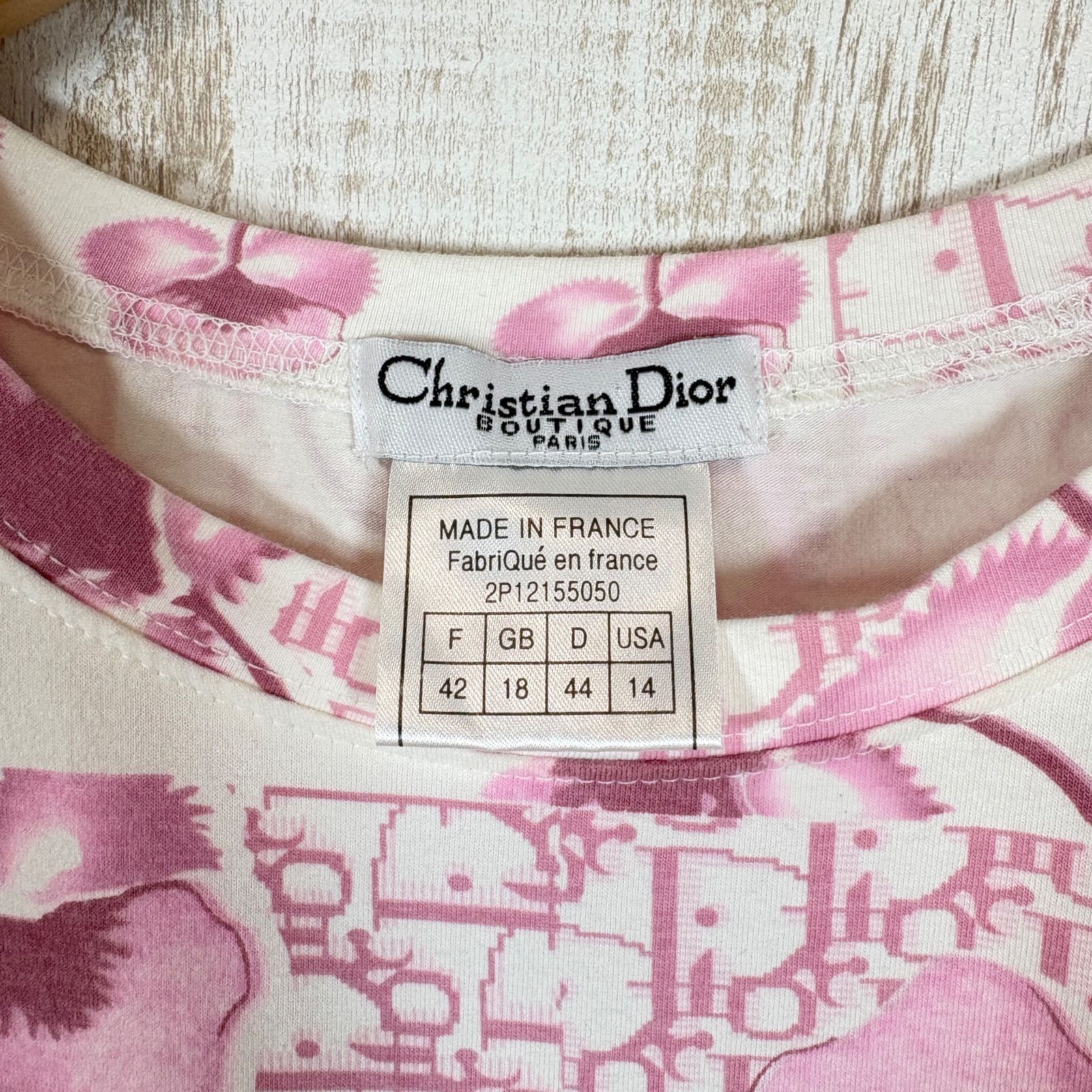 Christian Dior　ガリアーノ　フラワー　花柄　天使　Tシャツ Christian Dior ガリアーノ フラワー 花柄 天使 Tシャツ Christian