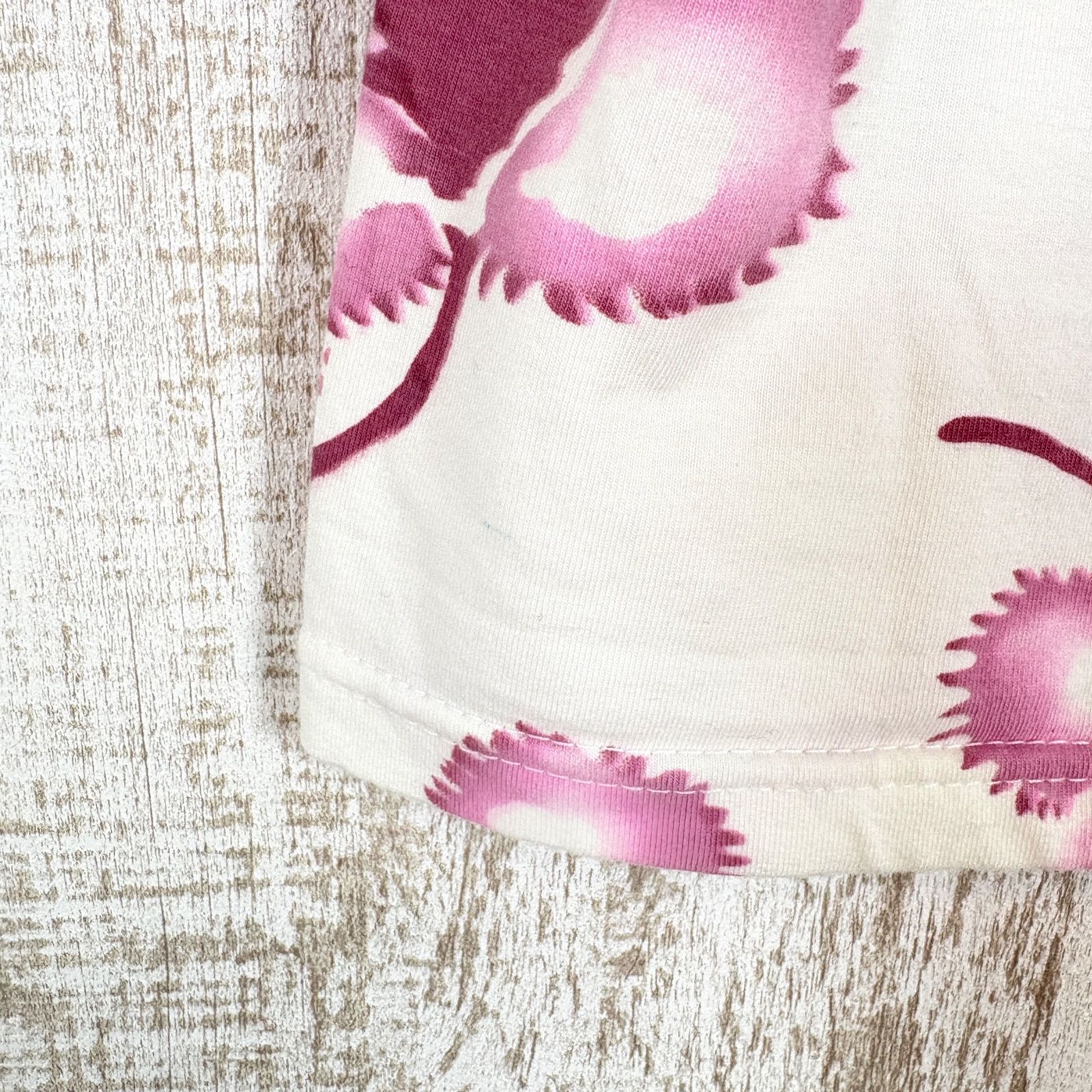 美品 クリスチャンディオール ガリアーノ期 花柄 トロッター ポロシャツ ピンク 美品 クリスチャンディオール ガリアーノ期 花柄 トロッター