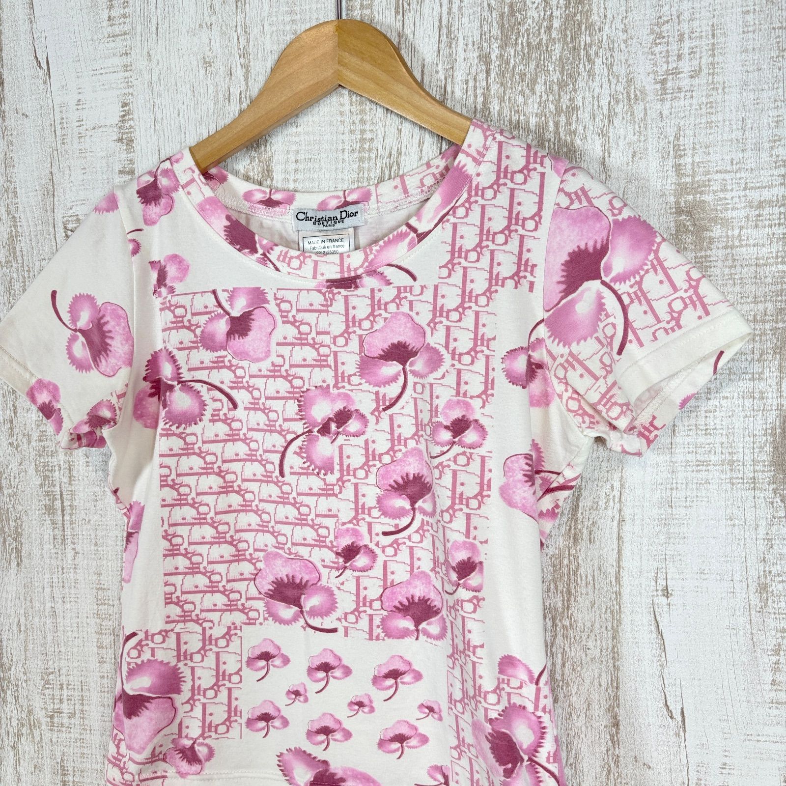 Christian Dior　ガリアーノ　フラワー　花柄　天使　Tシャツ Christian Dior ガリアーノ フラワー 花柄 天使 Tシャツ Christian