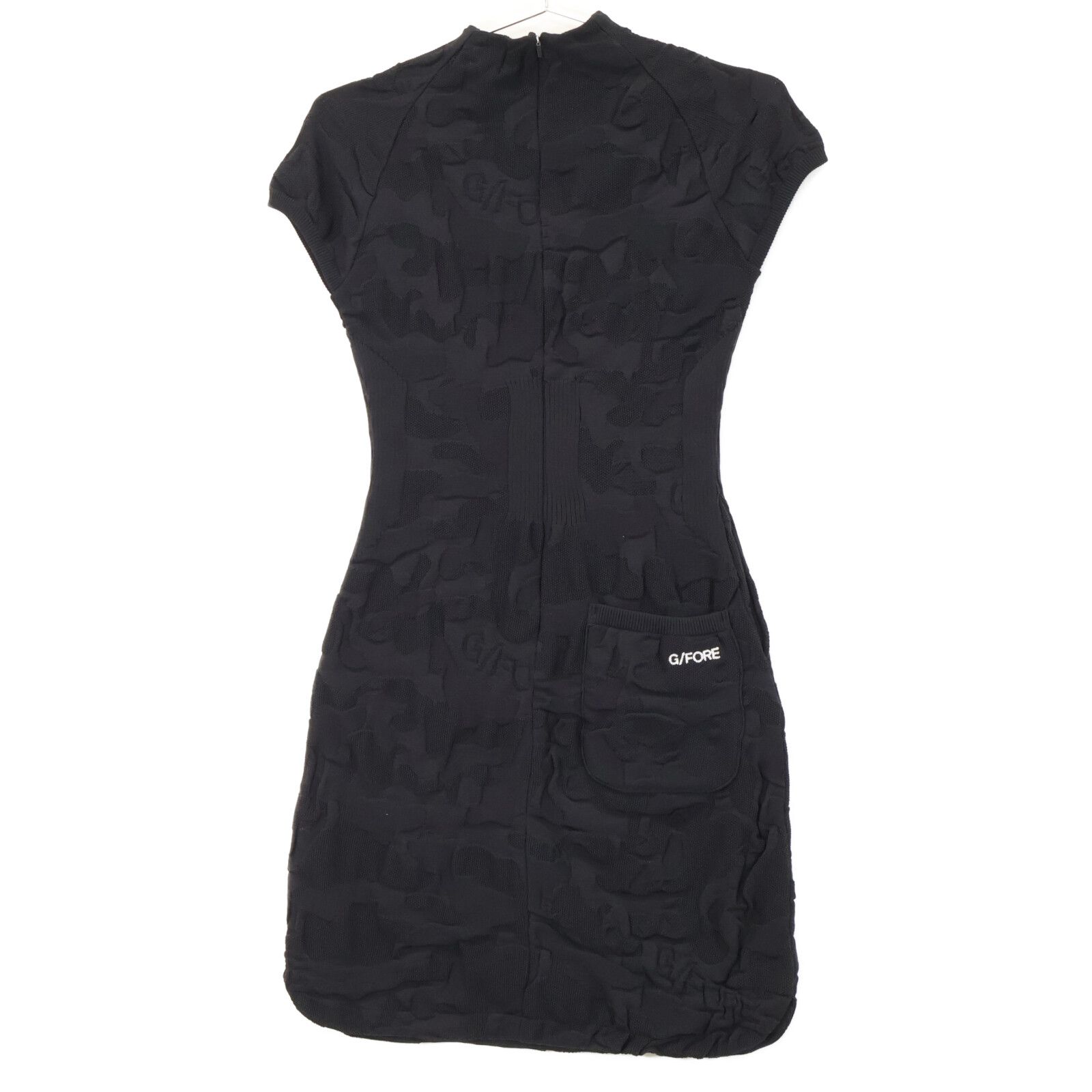 G/FORE ジーフォア ﾌﾞﾗｯｸ 073212754 ｶﾓﾌﾗ ﾉｰｽﾘｰﾌﾞﾆｯﾄﾜﾝﾋﾟｰｽ 1034