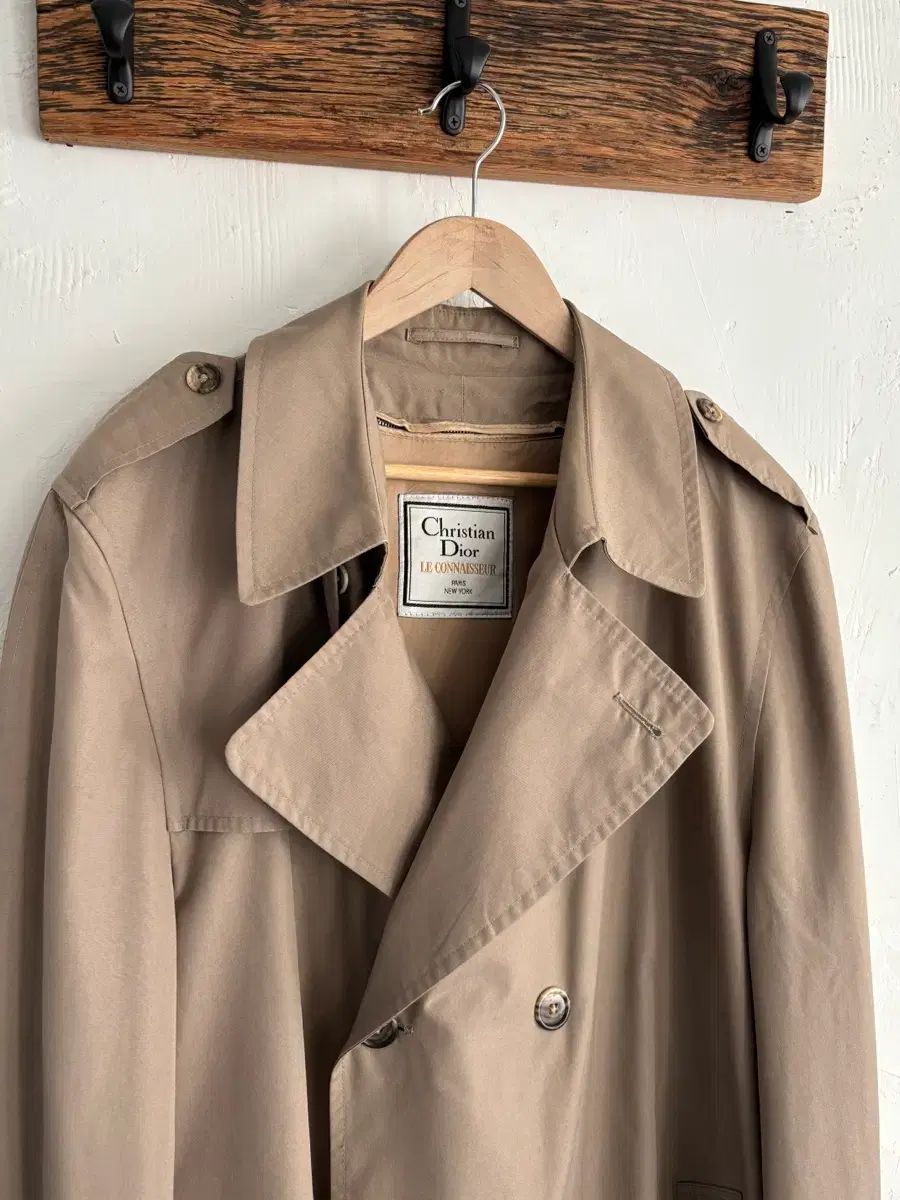 クリスチャン・ディオール ダブル トレンチ ベージュ COLOR コート