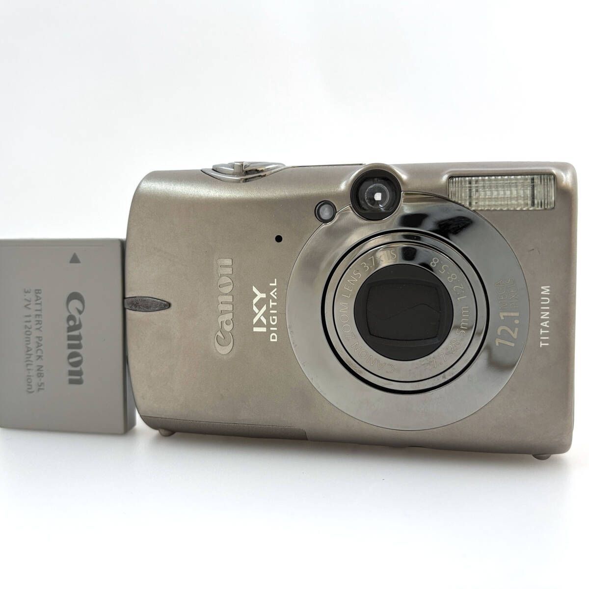 キヤノン】Canon IXY DIGITAL 2000 IS TITANIUM コンパクトデジタル