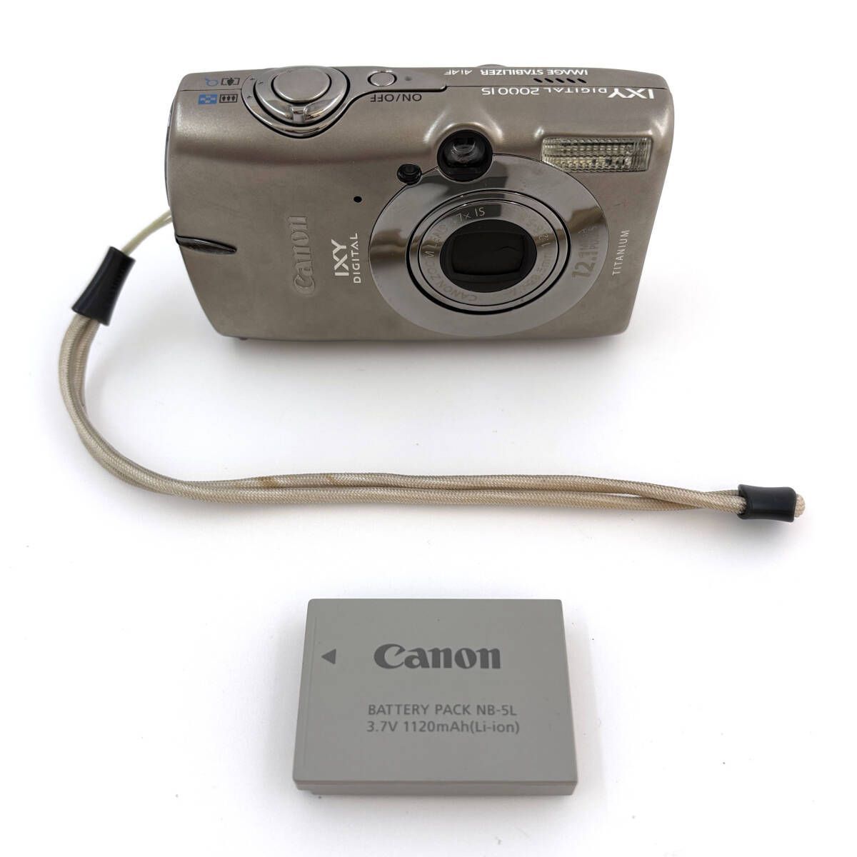 キヤノン】Canon IXY DIGITAL 2000 IS TITANIUM コンパクトデジタル