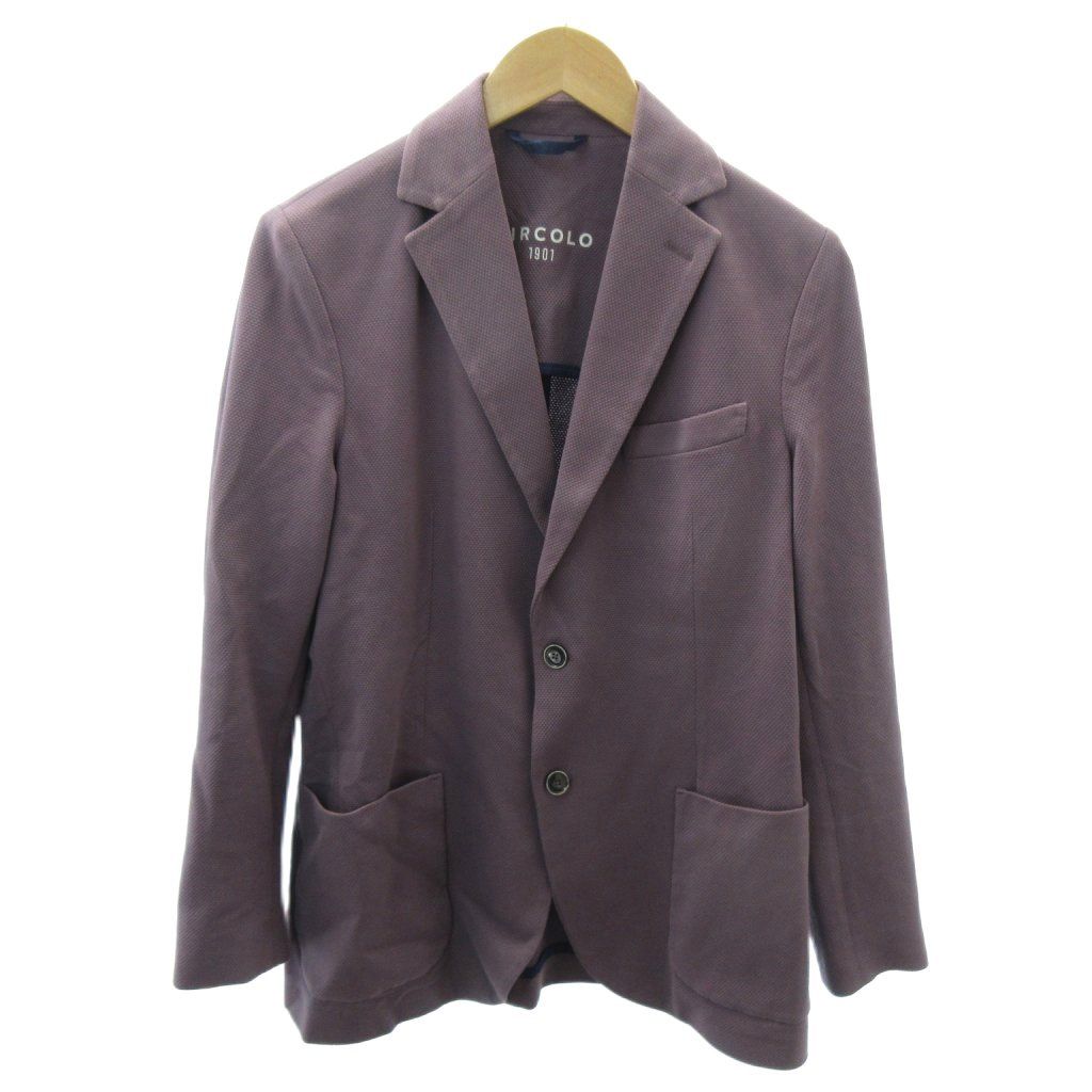 【美品】チルコロ1901 テーラードジャケット M ブラウン 背抜き 2B 美品】チルコロ1901 テーラードジャケット M ブラウン 背抜き 2B