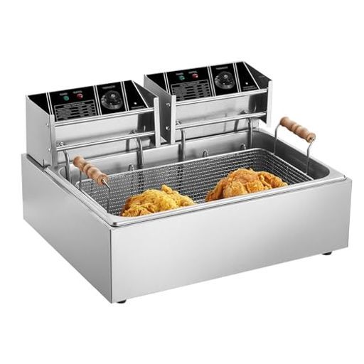 電気フライヤー 12L ステンレス 卓上フライヤー SEASAND電気フライヤー12L揚げ物器卓上フライヤー温度調節省エネミニ