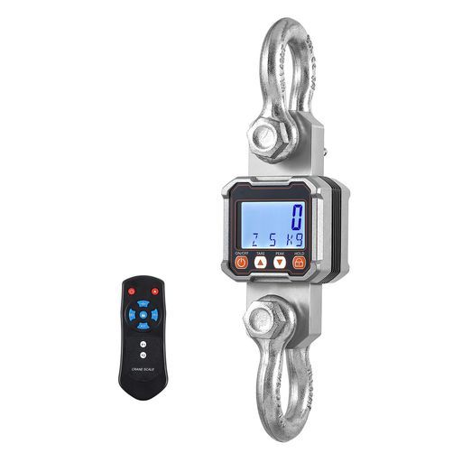 Bonvoisin吊りはかりクレーンスケール3000 kgデジタル吊り下げ秤電子はかりリモコン付き埠頭屠殺場農場工場乾電池式 電池 小型日本語マニュアル 3 T