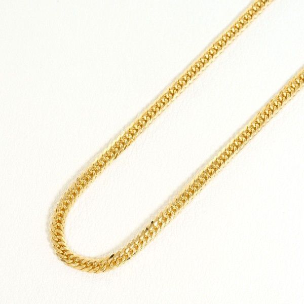 K 18 YG ネックレス necklace 約50 cm 喜平 キヘイ 6面 ダブル 総重量約10.2 g