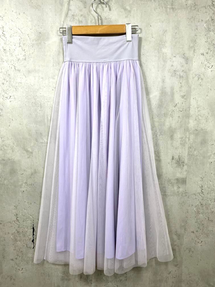 Chacott チャコット 256320-0208-34 チュール スカート sizeM|紫 ◎レディース