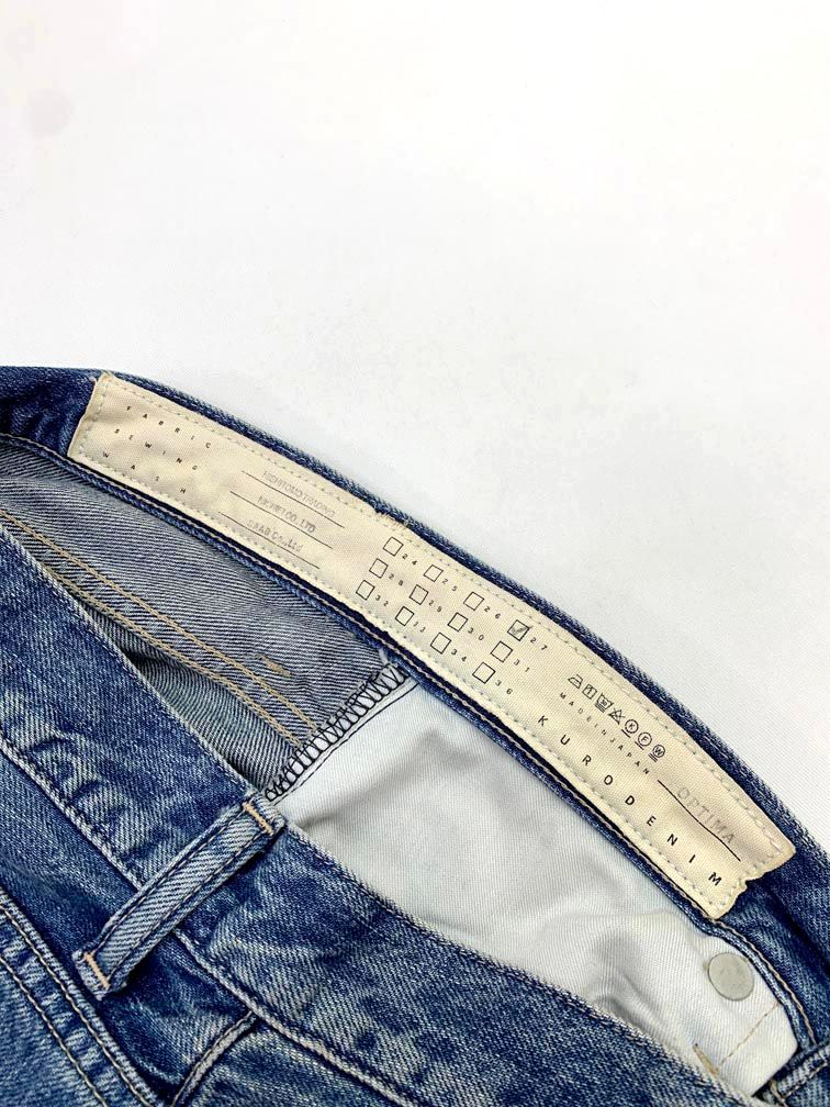  KURO クロデニム OPTIMA WASH ハイウエスト ワイド デニムパンツ size 27|青 ◎レディース その他 デニム ジーンズ