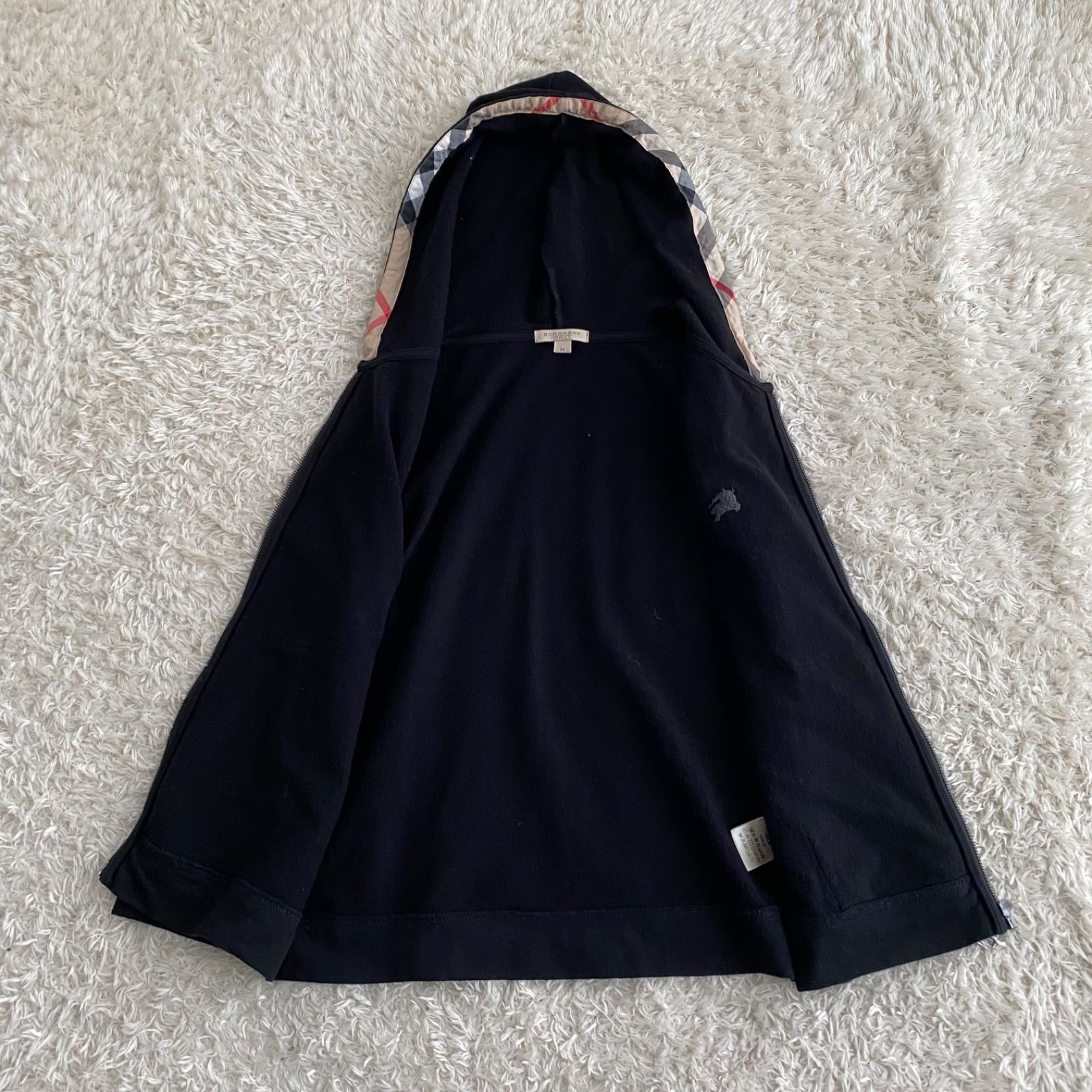 極美品！BURBERRY BRIT バーバリーブリット ジップパーカー ノバ 