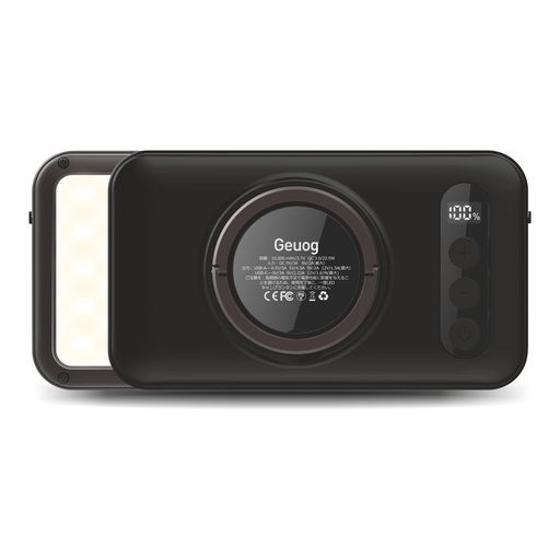 LEDランタン四色切替昼光色昼白色電球色赤色点灯SOS 1500 lmQC 3.0|22.5 W 10000 mAhバッテリー内蔵充電式キャンプランタン電気量輝度数字表示光色|輝度記憶三脚接続 磁石内蔵アウトドアキャンプ…