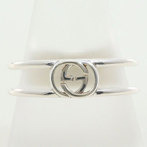 グッチ インターロッキングG シルバー リング ring 指輪 19.5号 総重量約2.9 g