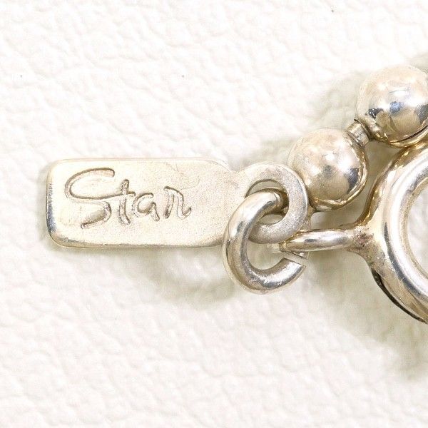 スタージュエリー K 18 YG シルバー ネックレス necklace 総重量約5.9 g 約38 cm その他 アクセサリー レディース