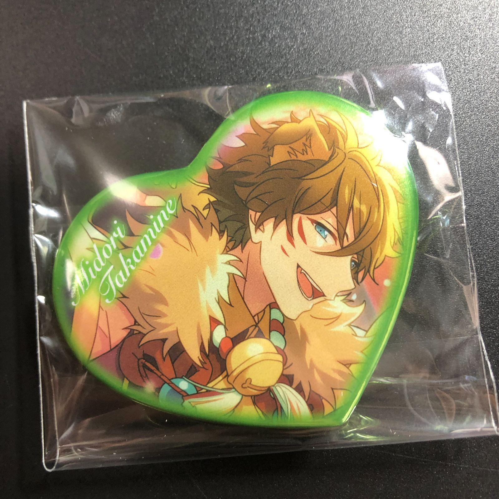 あんさんぶるスターズ 高峯 翠 あんスタ ハート型缶バッジ - メルカリ