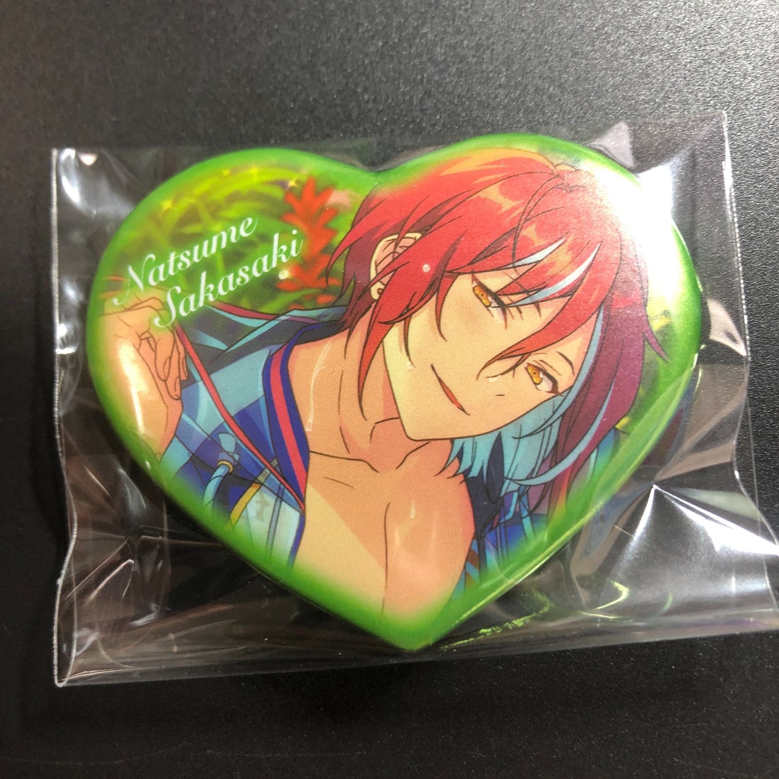 あんさんぶるスターズ 逆先夏目 あんスタ ハート型缶バッジ - メルカリ